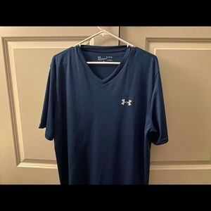Under Armour Heatgear Blue Athletic Shirt XL